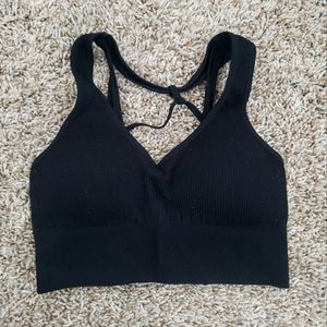 NVGTN Black Galaxy Sports Bra Small